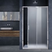 VINCEA Душевая дверь Alpha VDS-3AL130CL, 1300, хром, стекло прозрачное VINCEA VDS-3AL130MT