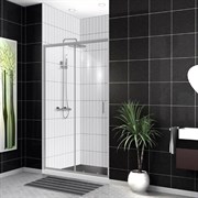 BELBAGNO Uno Душевая дверь в нишу, размер 140 см, двери раздвижные, стекло 5 мм UNO-BF-1-140-C-Cr