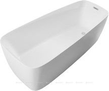AQUANET Family Ванна акриловая асимметричная отдельностоящая / пристенная размер 170x80 см, белый AQUANET-90778-MW